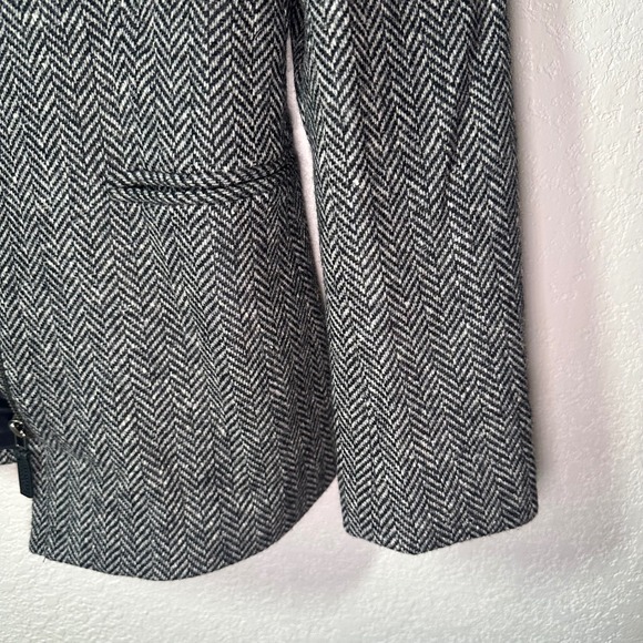 Lauren Ralph Lauren Blazer Herringbone Wool Blend Jacket Women's Size 4 - Picture 3 of 8